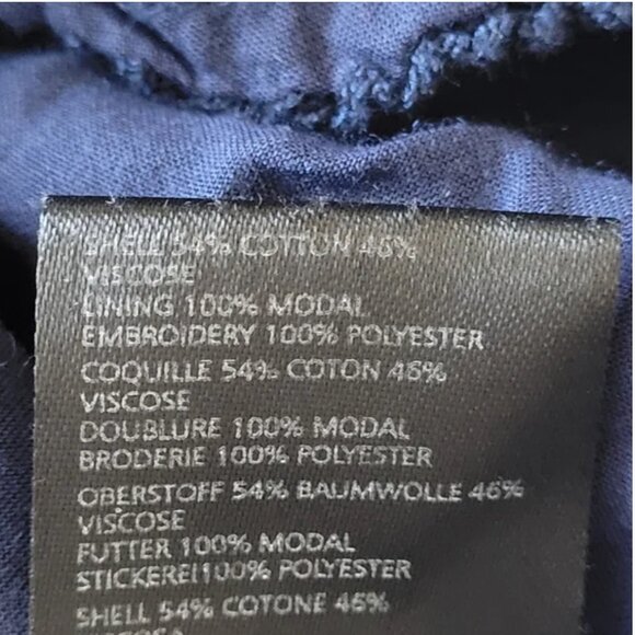 Anthropologie Embroidered Beaded Mini Dress Oversized size XS - Picture 8 of 9